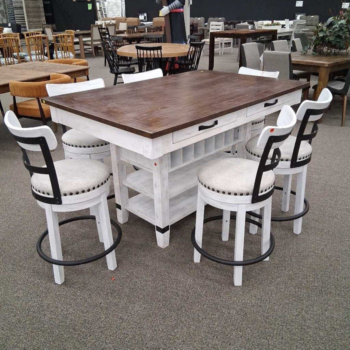 "Valebeck" Table w/ 6 Stools