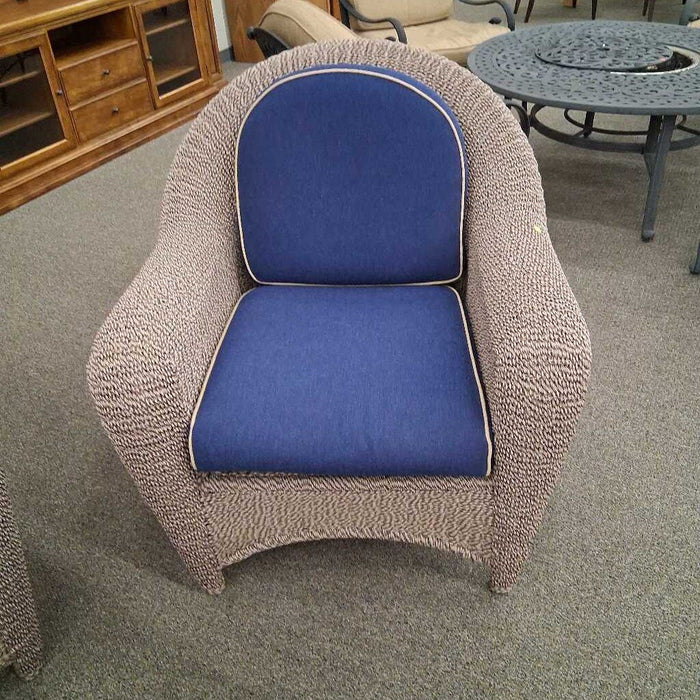 3pc. Woven Patio Set Custum Cushions