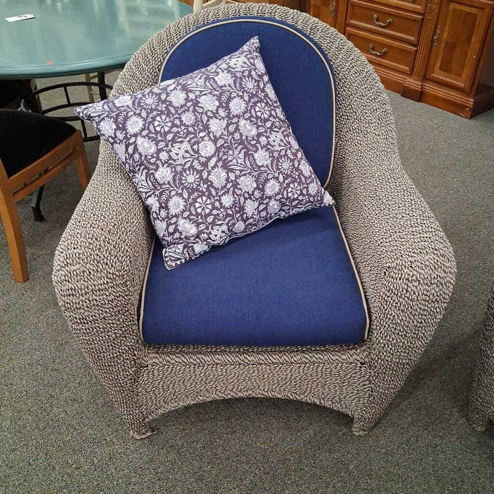 3pc. Woven Patio Set Custum Cushions