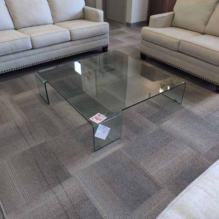 R. Dordoni "Neutra" Glass Coffee Table