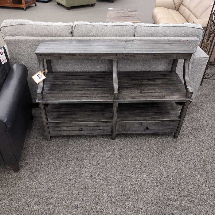 Gray T.V. Console