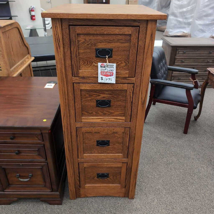 Cherry 4Dwr File Cabinet