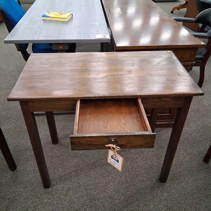 Sm. Dark Oak Writing Desk