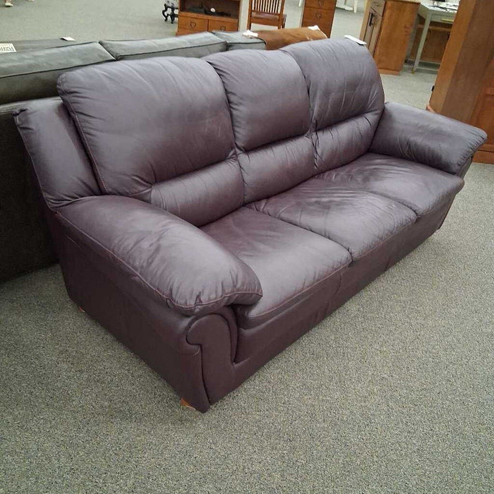 Purple Leather Sofa