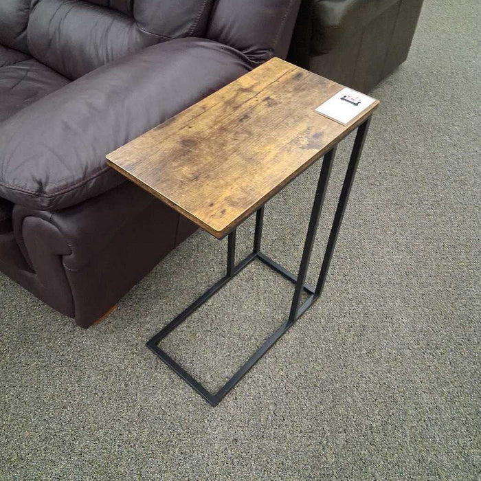 Brown & Black End Table