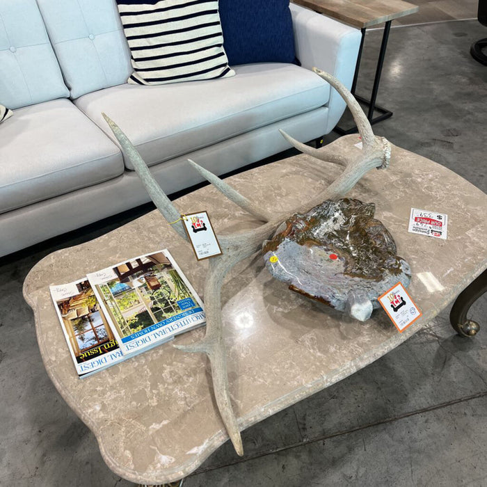 Whitewash Elk Antler