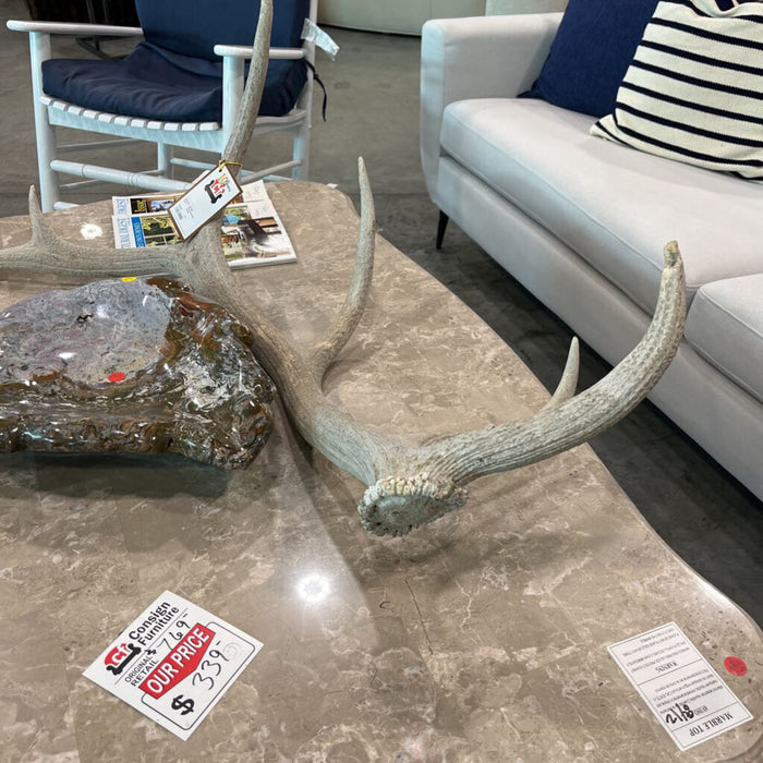 Whitewash Elk Antler