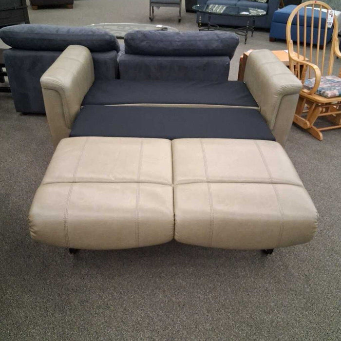 Taupe Sleeper Loveseat