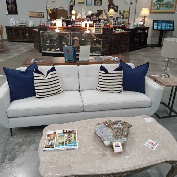 "Harold" White Modern Sofa