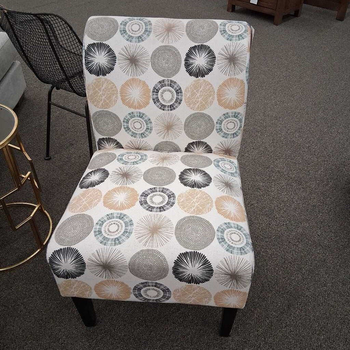 Circle Pattern Accent Chair