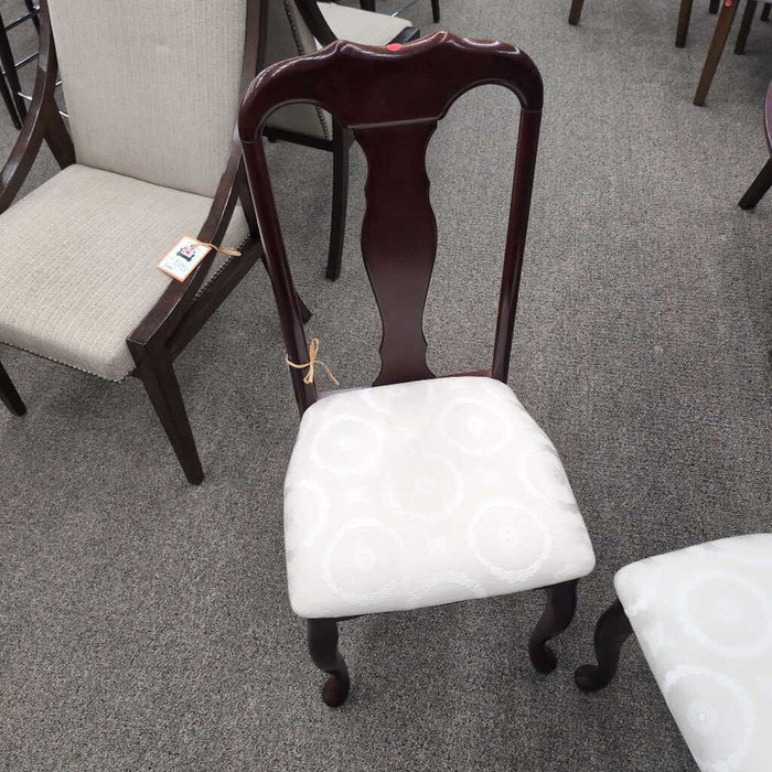Pair of Cherry Queen Anne Leg Chairs