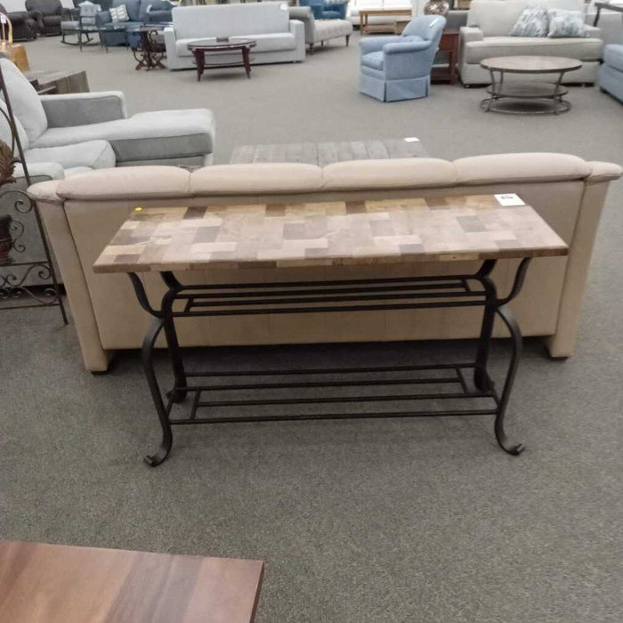 Marbled Top Sofa Table