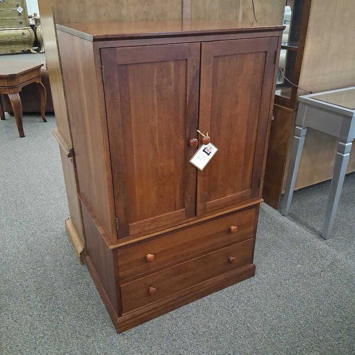 Brown Shelving Cabinet w/Drawers