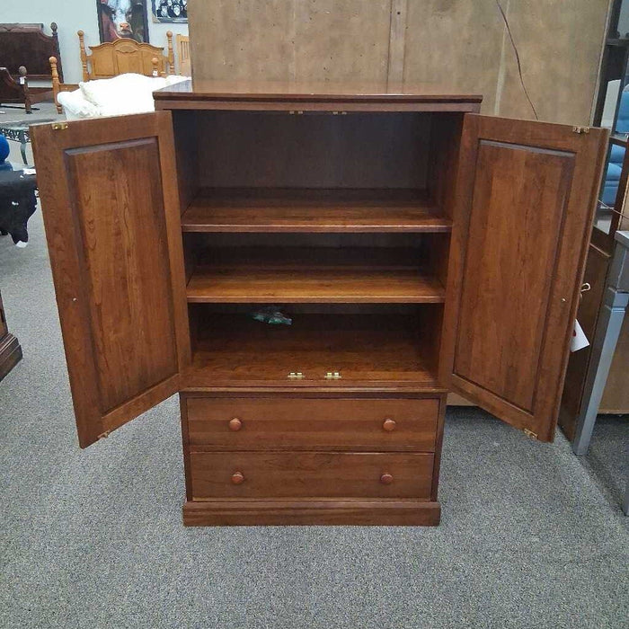 Brown Shelving Cabinet w/Drawers
