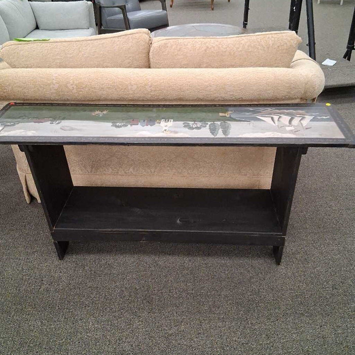 Black Painted Entry Table