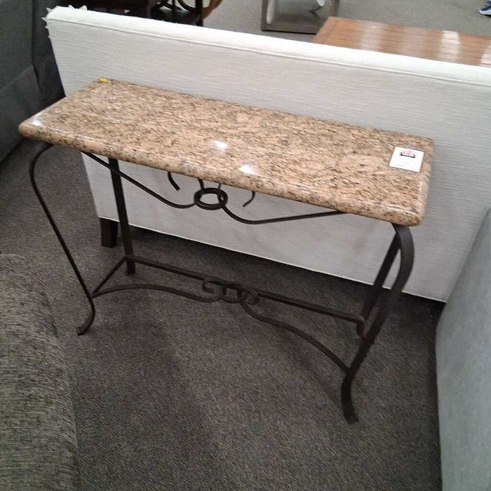 Iron & Marble Sofa Table