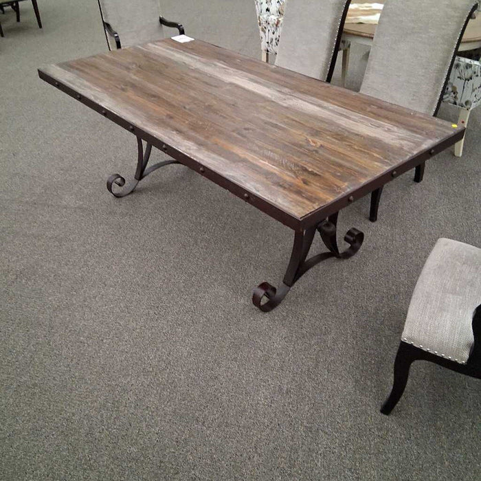 Rustic Nailhead Dining Table