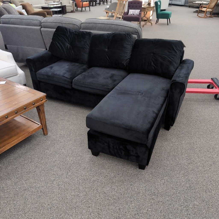 Black Velvet Reversible Chofa