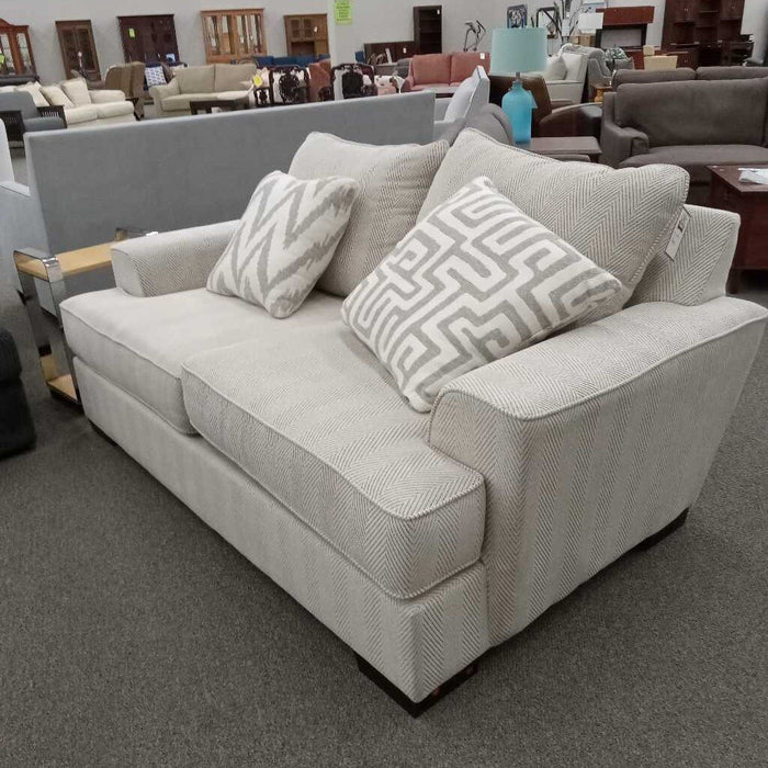 Beige Loveseat