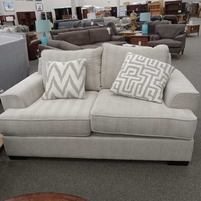 Beige Loveseat