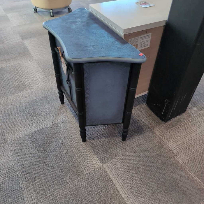 BLue/BLack Floral Cabinet