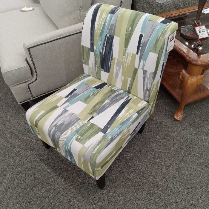 Multi-color Abstract Pattern Chair