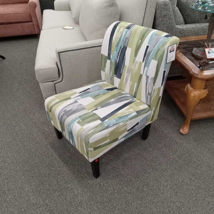 Multi-color Abstract Pattern Chair