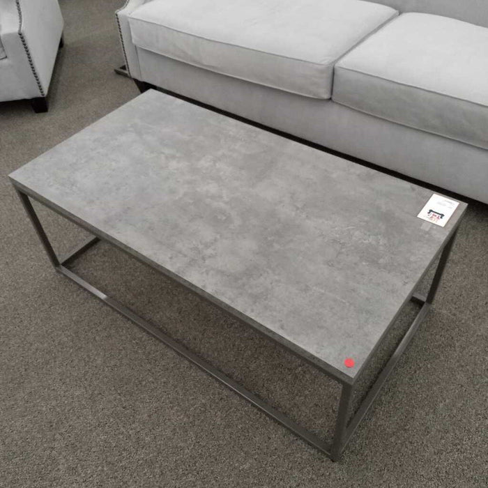 Gray Slate-top Coffee Table