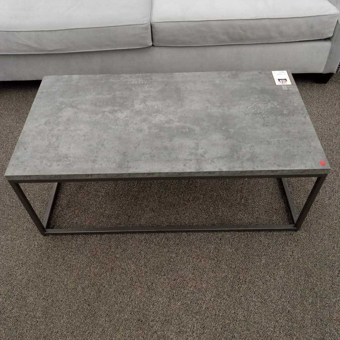 Gray Slate-top Coffee Table