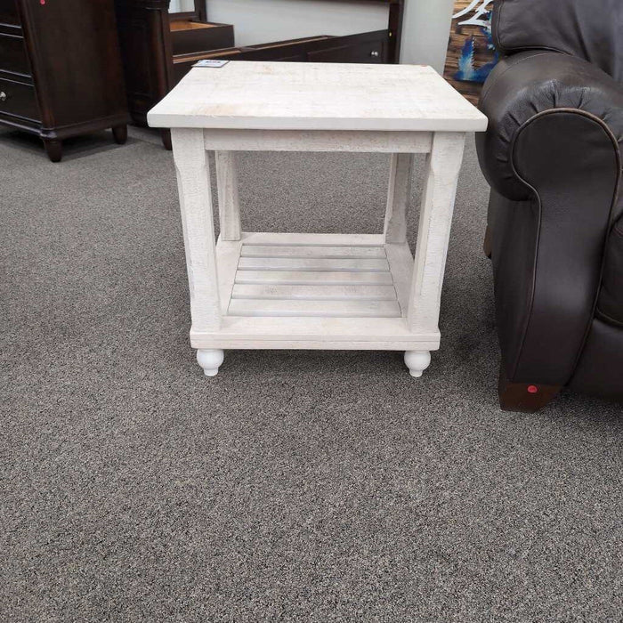 White "Cloudhurst" End Table