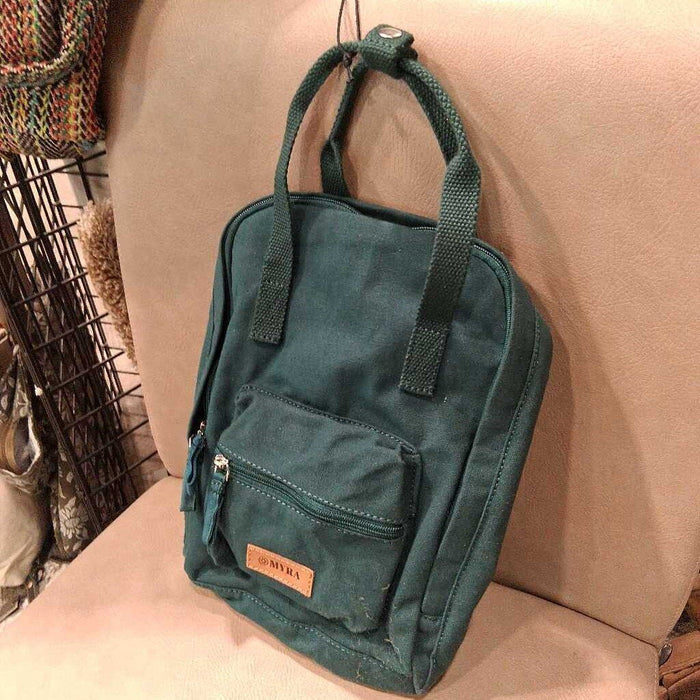 S-12973 Summit Blue Cotton Backpack