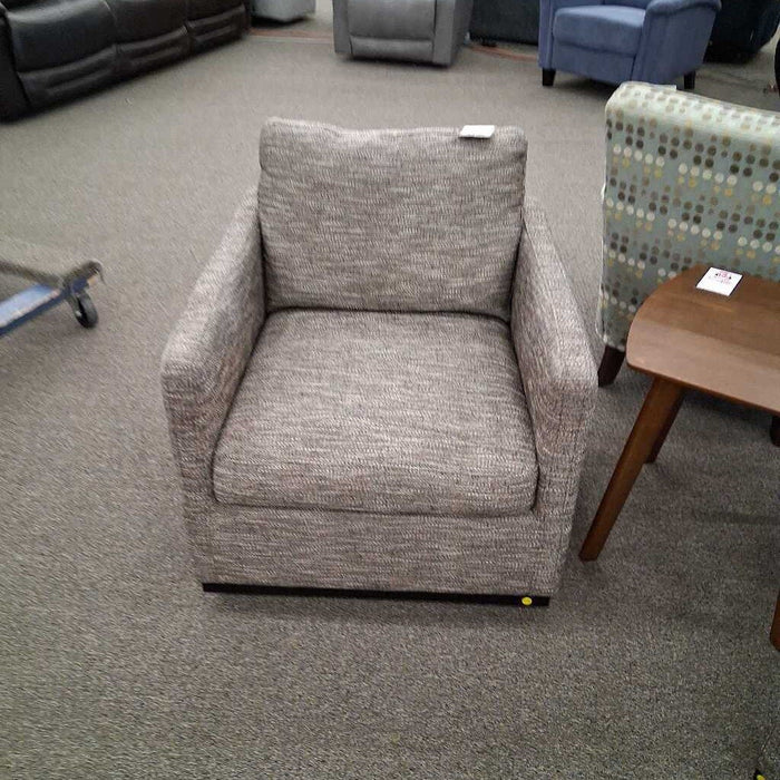 Stonewash Gray Swivel Chair