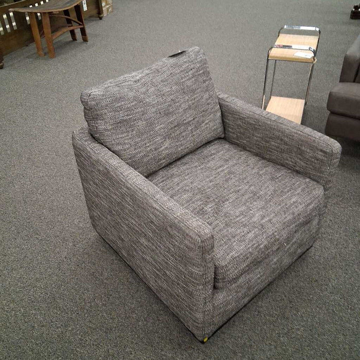 Stonewash Gray Swivel Chair