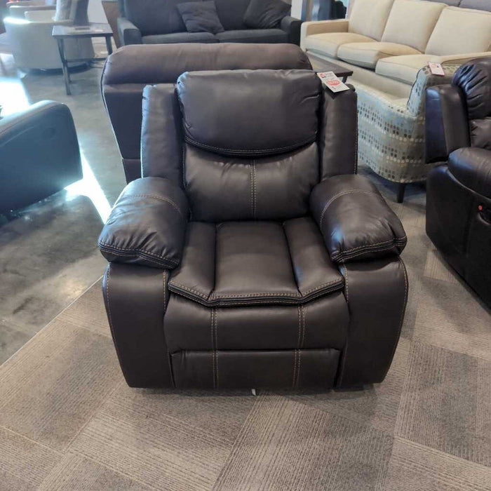HOB 8230brw-1 Brown Glider Recliner