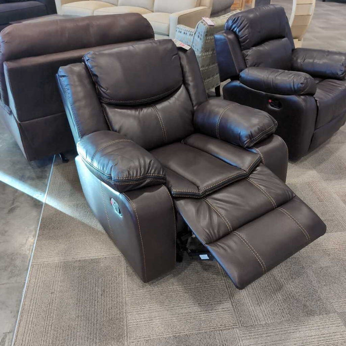 HOB 8230brw-1 Brown Glider Recliner