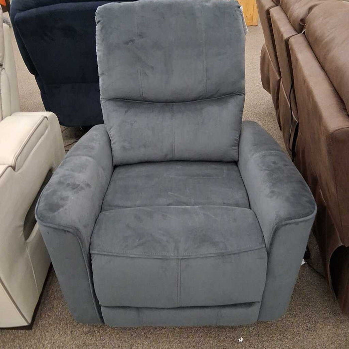 HOB 9645dg-1pw Gray Rocking Recliner
