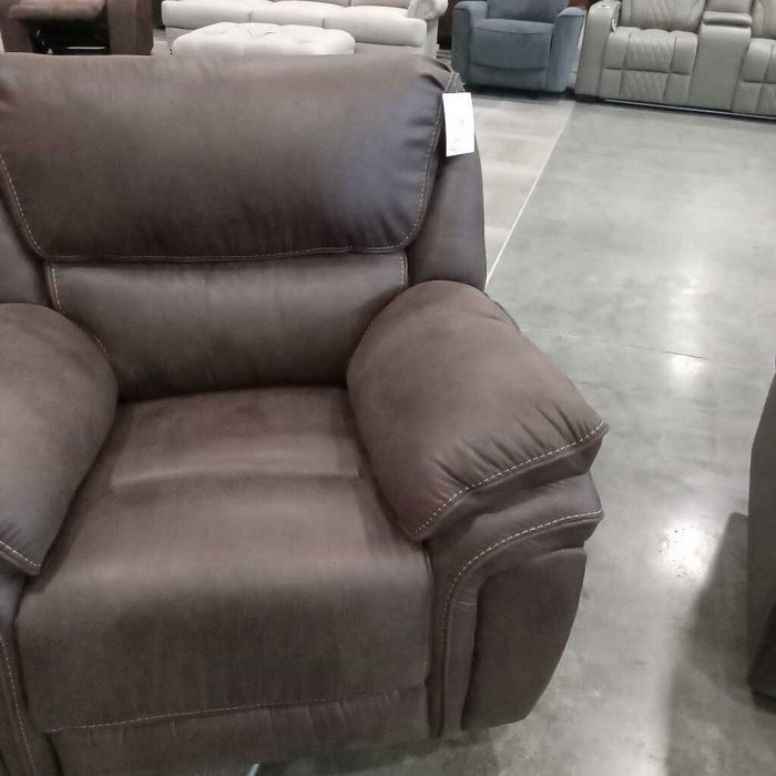 HOB 8517brw-1 Brown Rocking Recliner