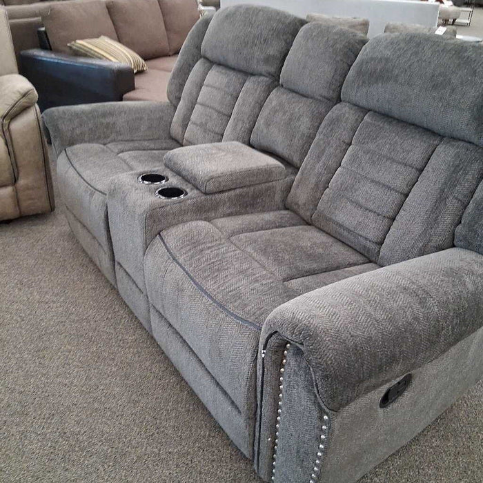 HOB 9901cc-2 Gray Rec. Loveseat