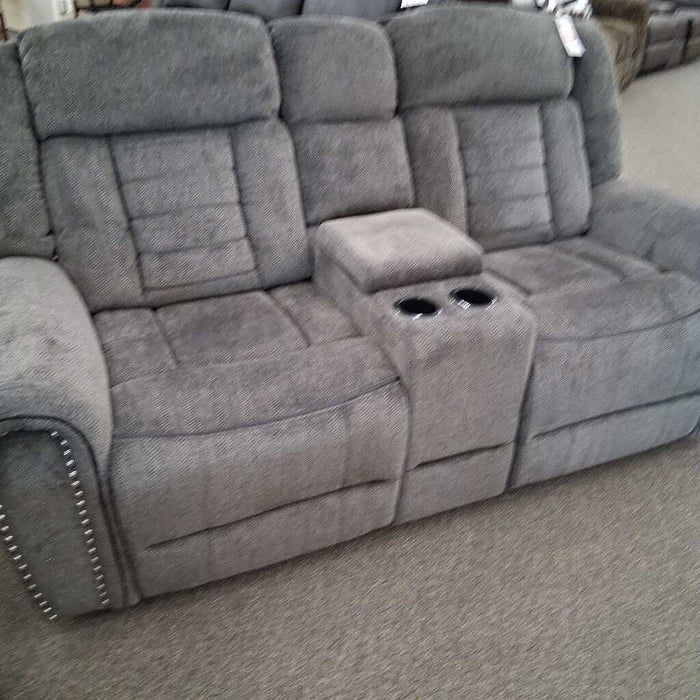 HOB 9901cc-2 Gray Rec. Loveseat