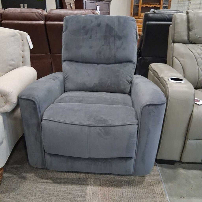 HOB 9645dg-1pw Gray Rocking Recliner