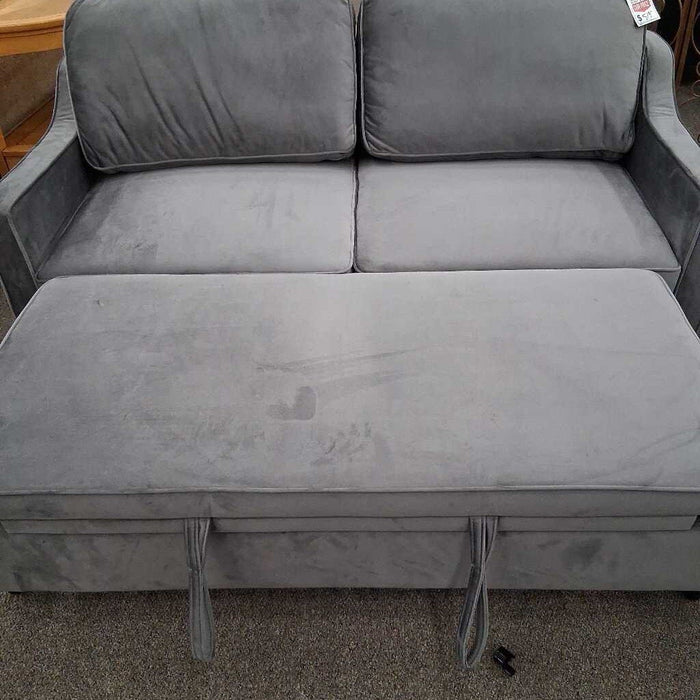 HOB 9428dg-3cl Gray Convertible Sofa