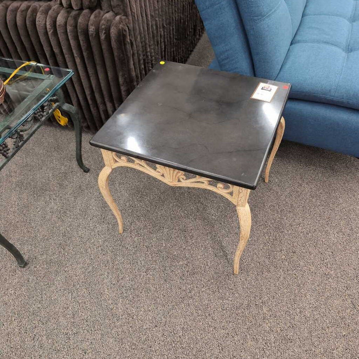 Marbled Top End Table