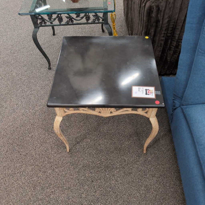 Marbled Top End Table