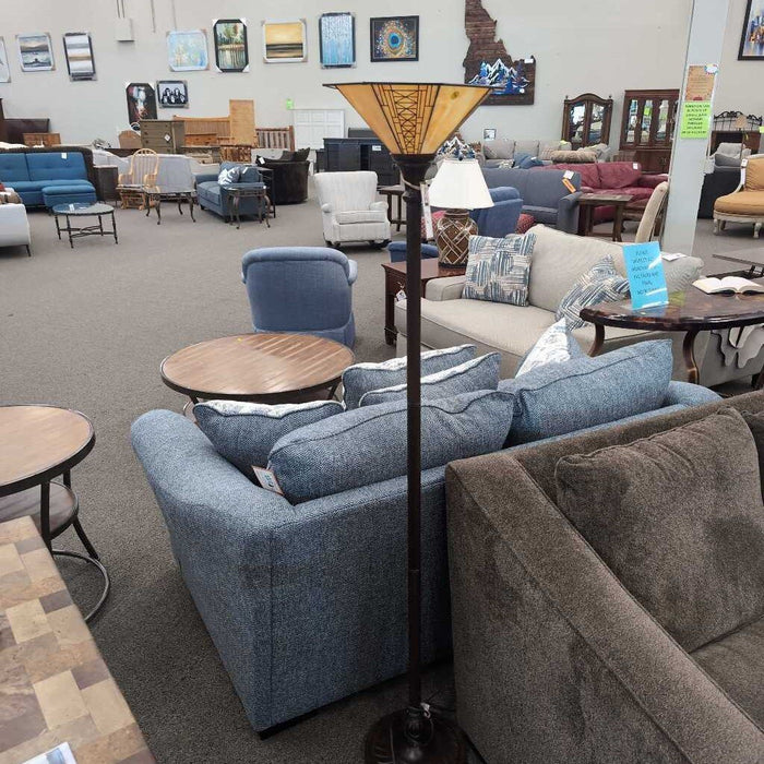 Rustic Torchiere Floor Lamp