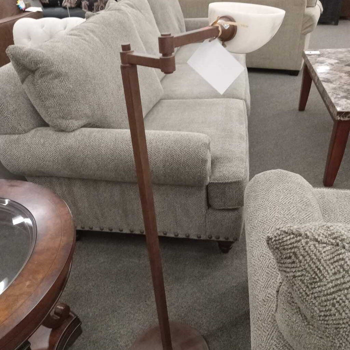 Rustic Swing Arm Floor Lamp