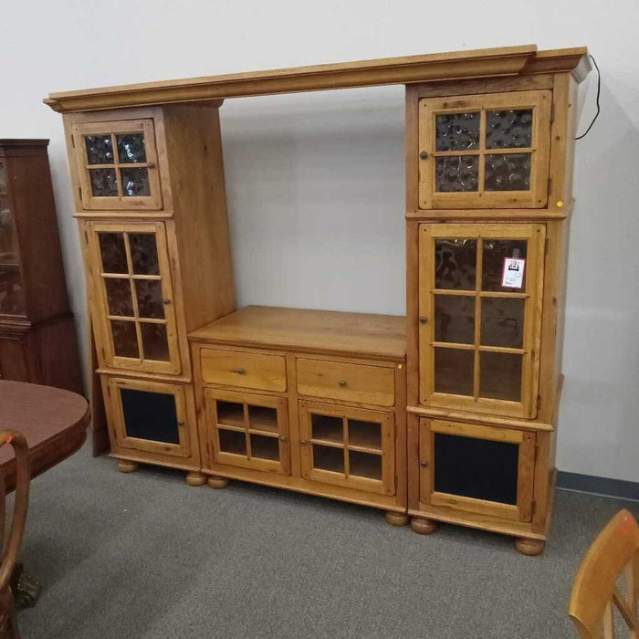 Oak 5pc. Entertainment Center