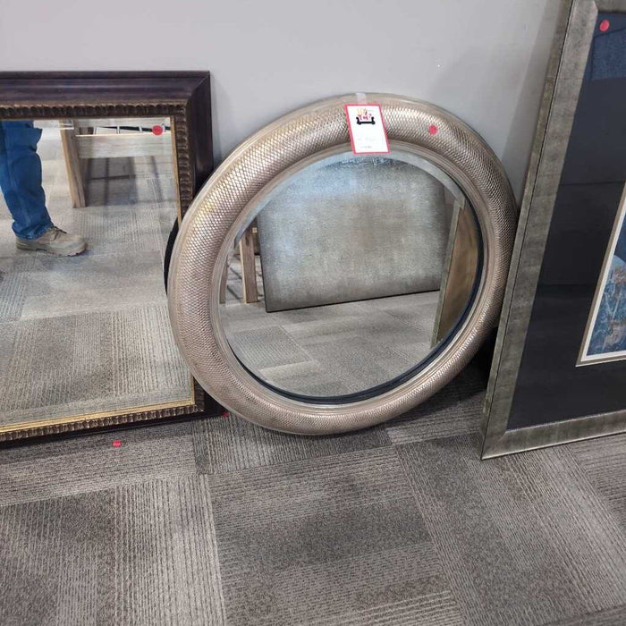 Round Gold/Silver Frame Mirror