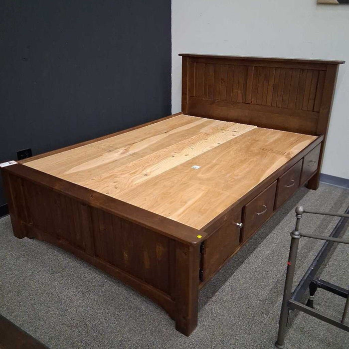 Custom Queen Captains Bed