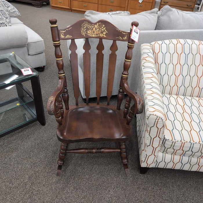 Brown Rocker Fruit Basket art