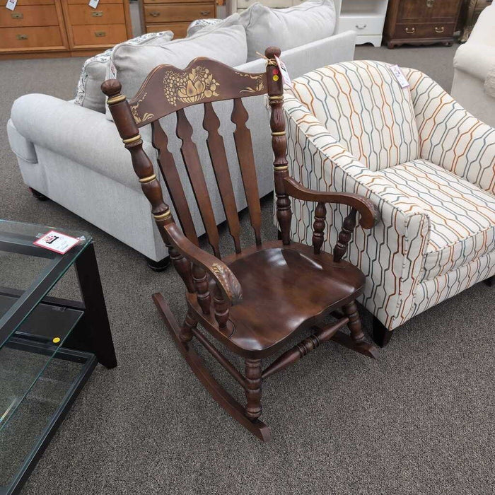 Brown Rocker Fruit Basket art